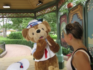 When Duffy saw my daughter, looking like his love